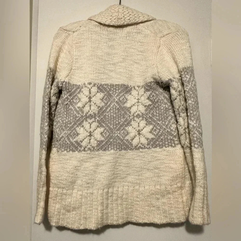 Loft cream cardigan size M petite - Picture 4 of 4